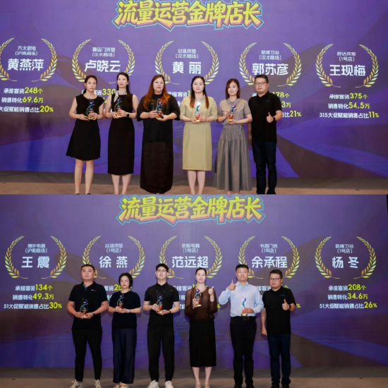 半年度流量运营金牌店长颁奖仪式