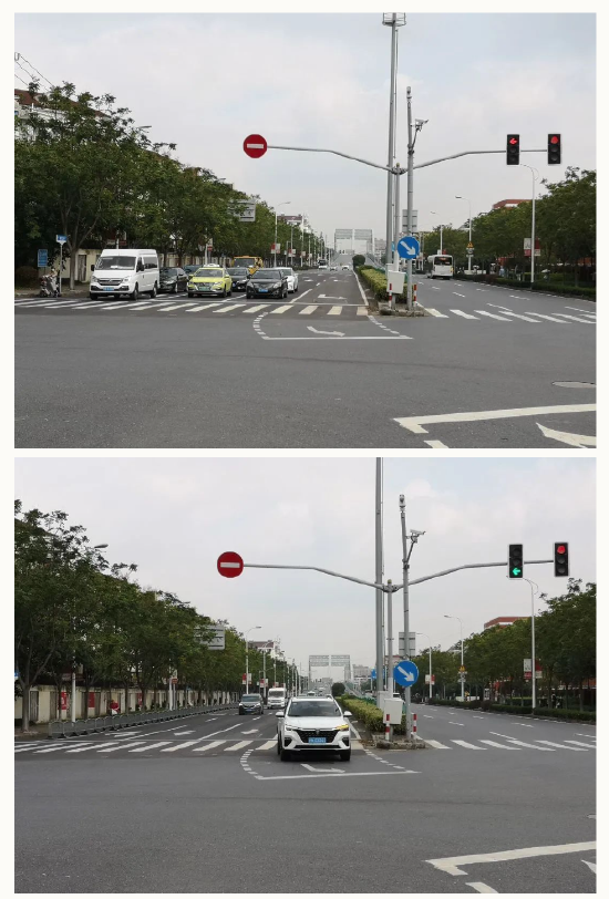 浦东北路利津路路口改造后