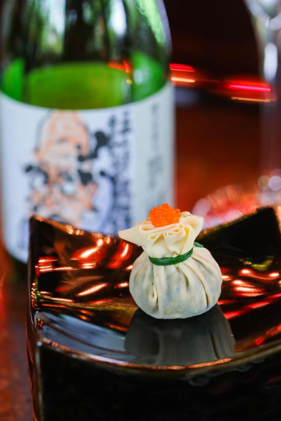 螺蛳春笋紫苏石榴包 Dried Bean Curd Sheet Wraps Ι Spring Bamboo Ι Snail Ι Basil