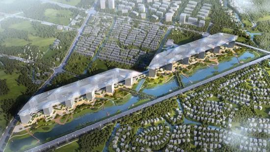 全面建成后的G60科创云廊(效果图)