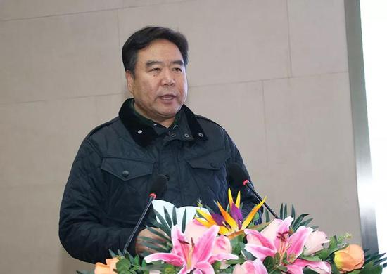 △山西省文联党组书记、常务副主席郭健讲话并宣布展览开幕