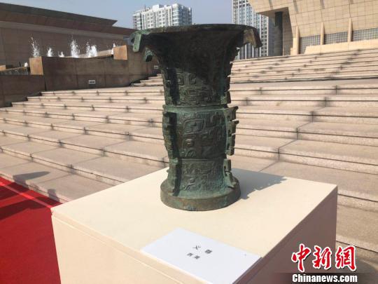 图为西周时期的义尊。 李庭耀 摄