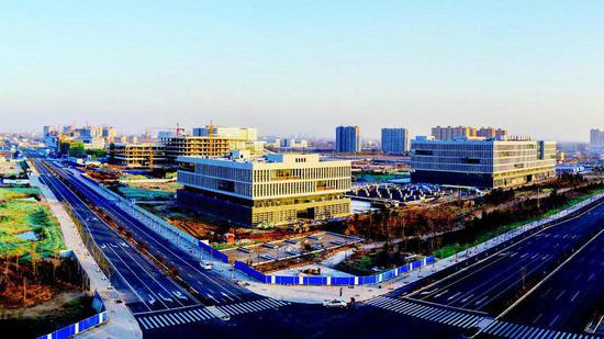 建设中的山西转型综合改革示范区科技创新城