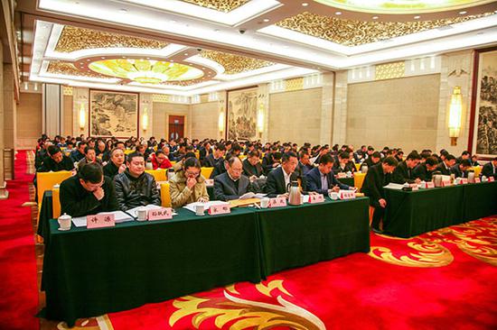 (图为:山西省粮食流通工作会议现场)