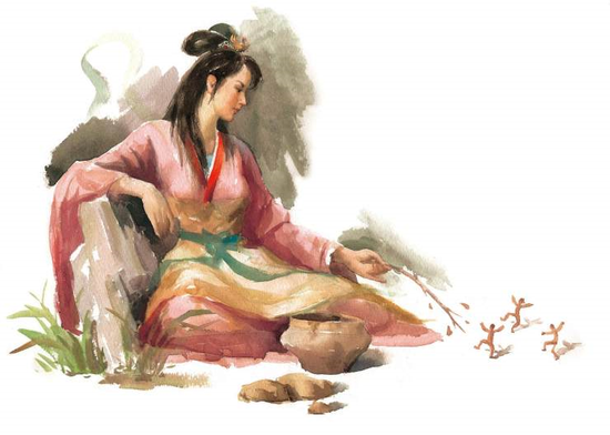 在山西临汾吉县的柿子滩发现了表现生殖崇拜的女娲岩画,万荣后土庙又是“女娲抟土造人”的圣地,这不能不说是一种巧合。无论是抟土造人也好,是女娲、伏羲兄妹成婚也好,至少有一件事是可以肯定的,那就是女娲造人的神话与山西有着千丝万缕的联系。