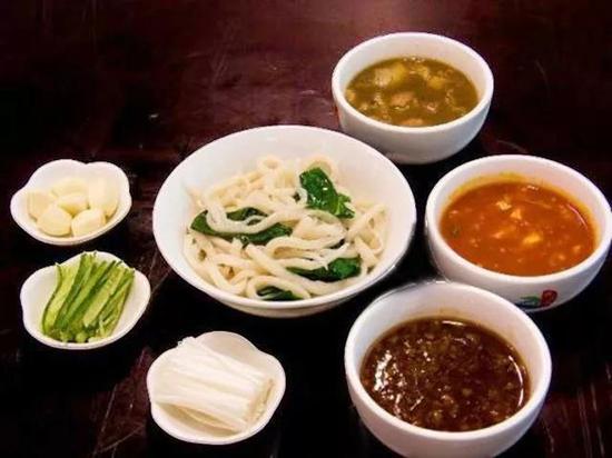 剔尖面(打卤)