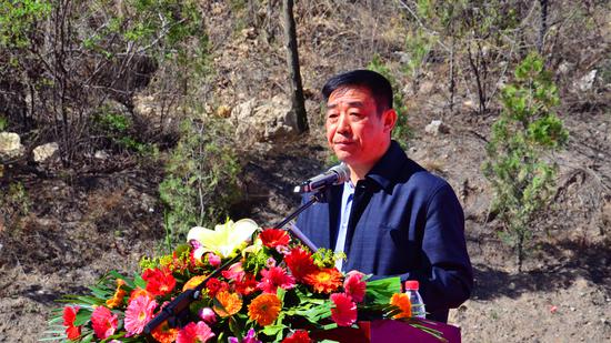 太原市文物局局长杨支军发表讲话
