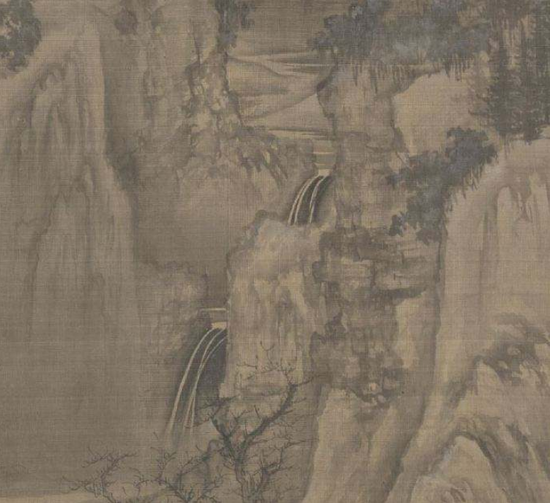 渔村小雪图 细节