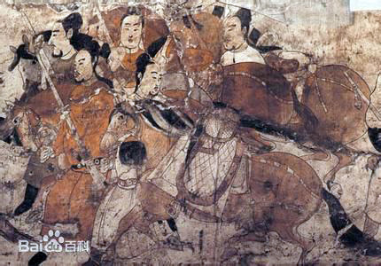 娄睿墓壁画