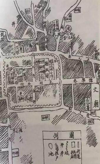 陵川古城结构图▲