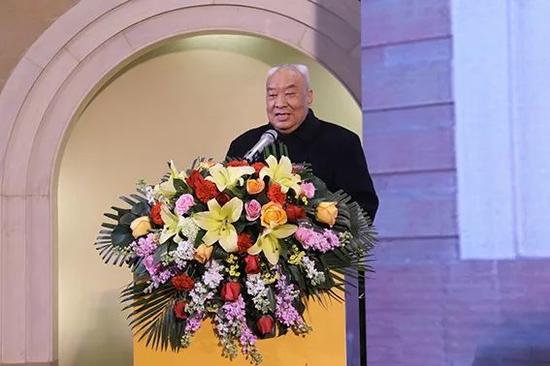 原陕西省委书记安启元宣布展览开幕