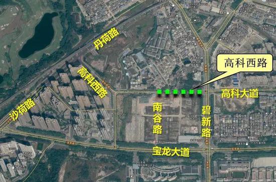 碧新路-南谷路段为断头路