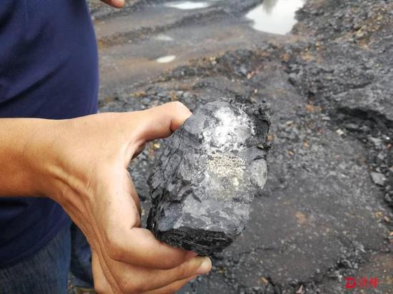 专家初步判断为褐煤恐上亿年