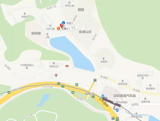 深圳画院地图