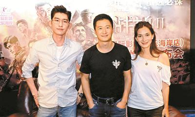 昨日《战狼2》导演兼男主角吴京携主演张翰、卢靖姗来到深圳路演。