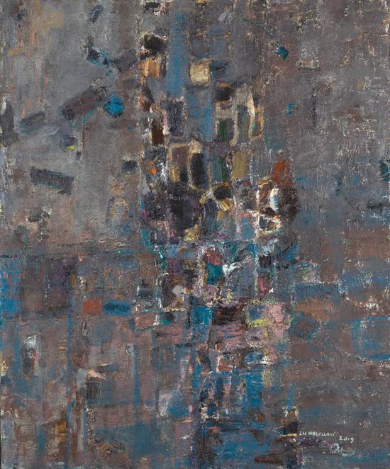 ▲卢伟旋《 光》145cmX120cm 布面油画 2019年