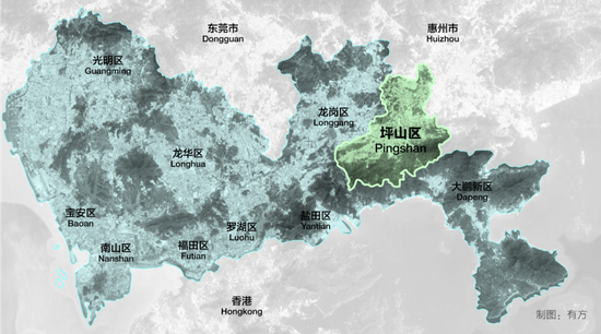 △ 坪山区位图（Pingshan District Location）