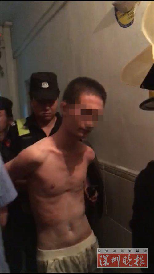 目前，该男子因涉嫌非法入侵他人住宅被依法刑事拘留，案件仍在进一步调查中。