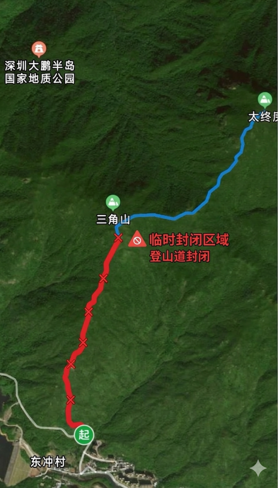 封闭区域示意图