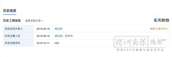 天眼查数据显示,廖远林为秉心投资公司法人。