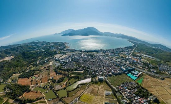 鹏城村打造国家海防、革命历史文化名村,图为鹏城村全貌。图源:深圳市规划和自然资源局