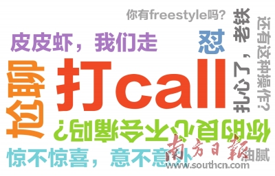 2017十大网络用语揭晓 打call 油腻 等流行语上