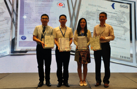 SGS为杭州海康机器人技术有限公司颁发国内首张AGV全指令CE证书