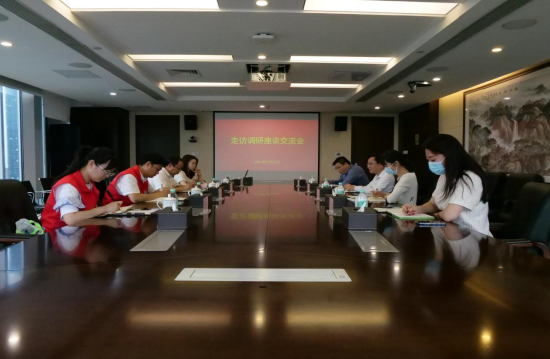 东海社区党委走访调研辖区企业深农集团