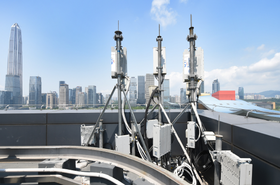 中国移动5G基站。（资料照片）深圳特区报记者 何龙 摄