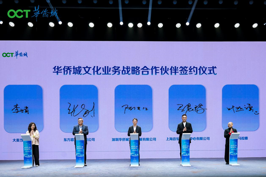 华侨城文化业务战略合作伙伴签约仪式