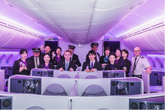 新西兰航空全新客舱亚洲首航亮相上海
