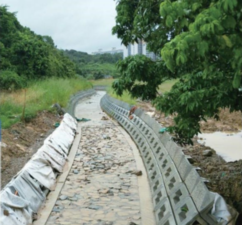 白花河流域支流2治理至今