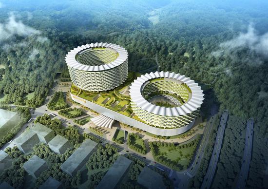 （深圳市大鹏新区人民医院项目效果图）