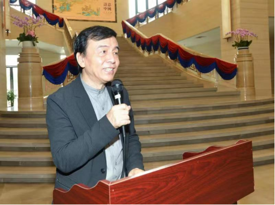 广东省美协副主席、深圳市文联党组书记、主席梁宇出席开幕式并宣布画展开幕