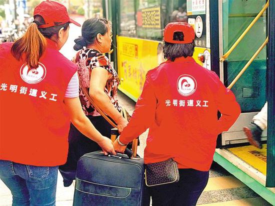 光明区志愿服务蔚然成风