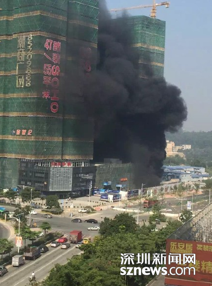 坪山潮商广场工地火灾事故直接负责人被拘留十