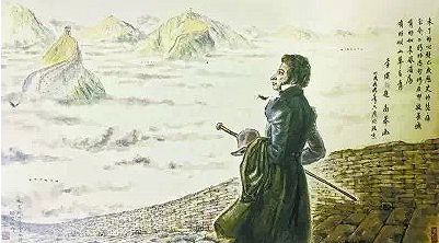 为普希金画的肖像