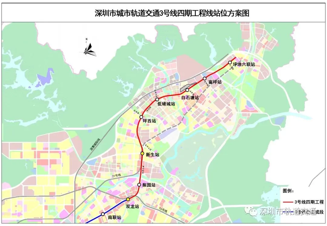 3号线东延线路示意图(站名以实际运营为准)