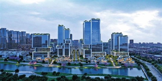 玉塘街道长圳片区效果图。
