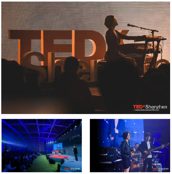 2021年，乐乐在TEDxShenzhen演讲现场