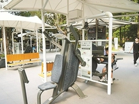 大沙河公园引入智能健身设备 