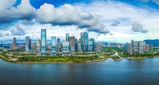 前海合作区。深圳特区报记者 何龙 摄