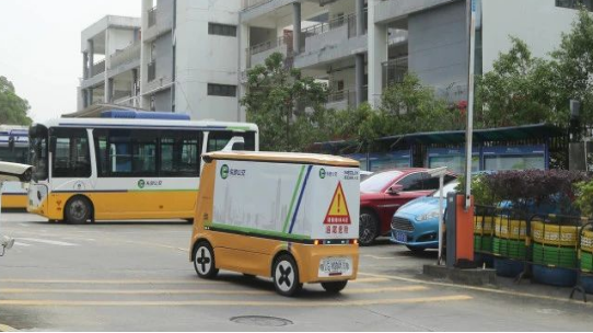 东部公交无人车日常运行