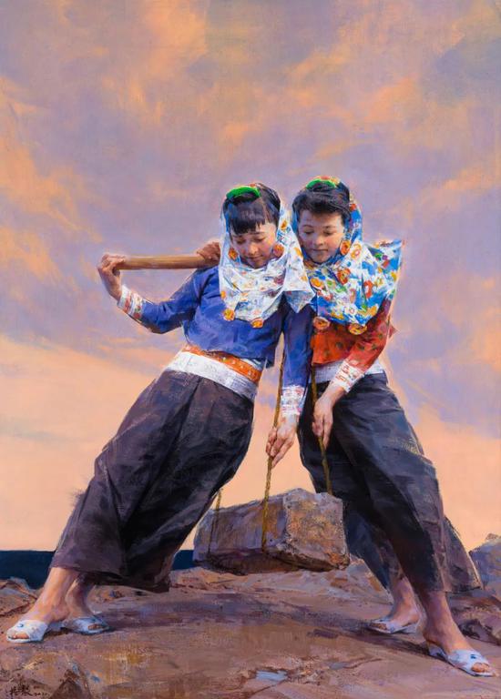 《合韵》杨毅 / 170×120cm / 油画 / 福建省
