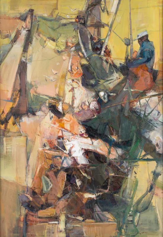 《丰收年》卫九龙 / 160×110cm / 油画 / 山西省