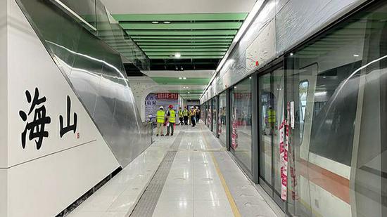 地铁8号线一期项目即将开通运营