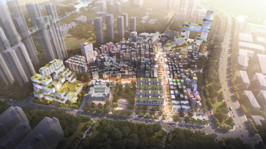 平山人才小镇建设项目效果图/深汇通公司供图