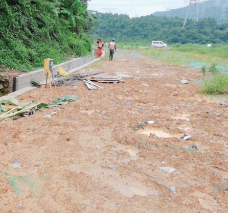 白花河流域支流9治理之初