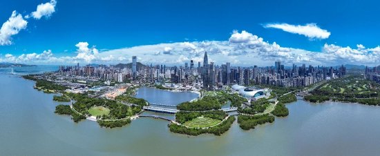深圳湾。深圳特区报记者 周红声 摄