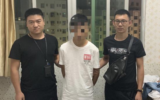 刘某页被宝安警方抓获。